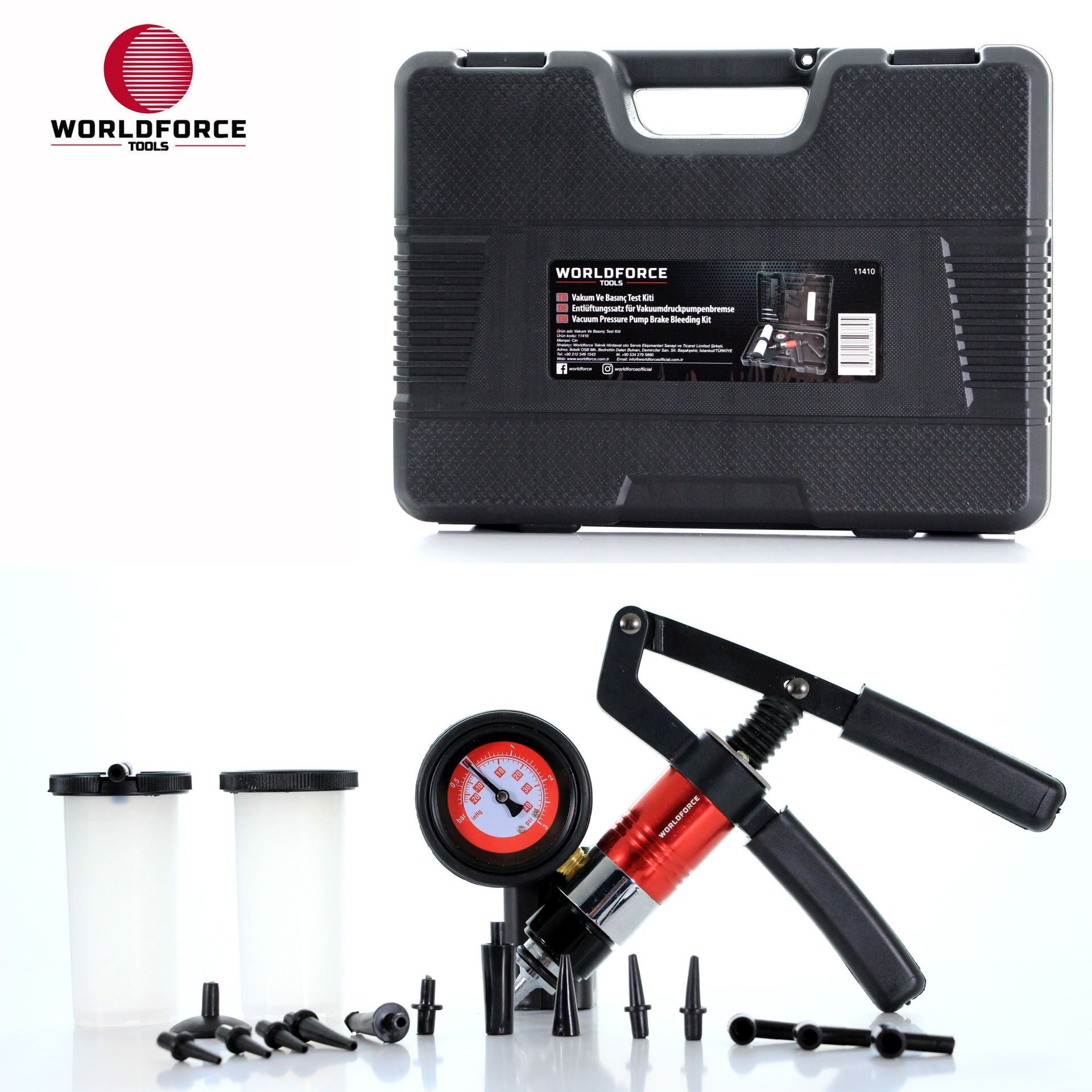 WORLDFORCE Vakum Ve Basınç Test Kiti 11410