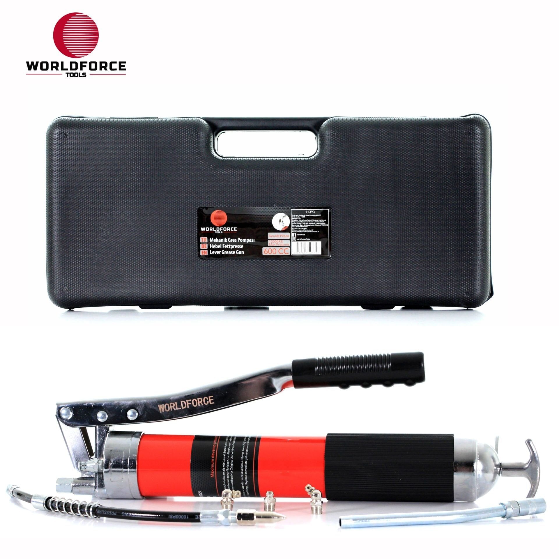 WORLDFORCE Mekanik Gres Pompası 600CC 11393