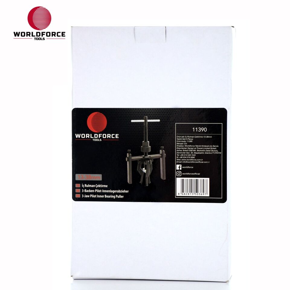 WORLDFORCE İç Rulman Çektirme 13-38mm 11390
