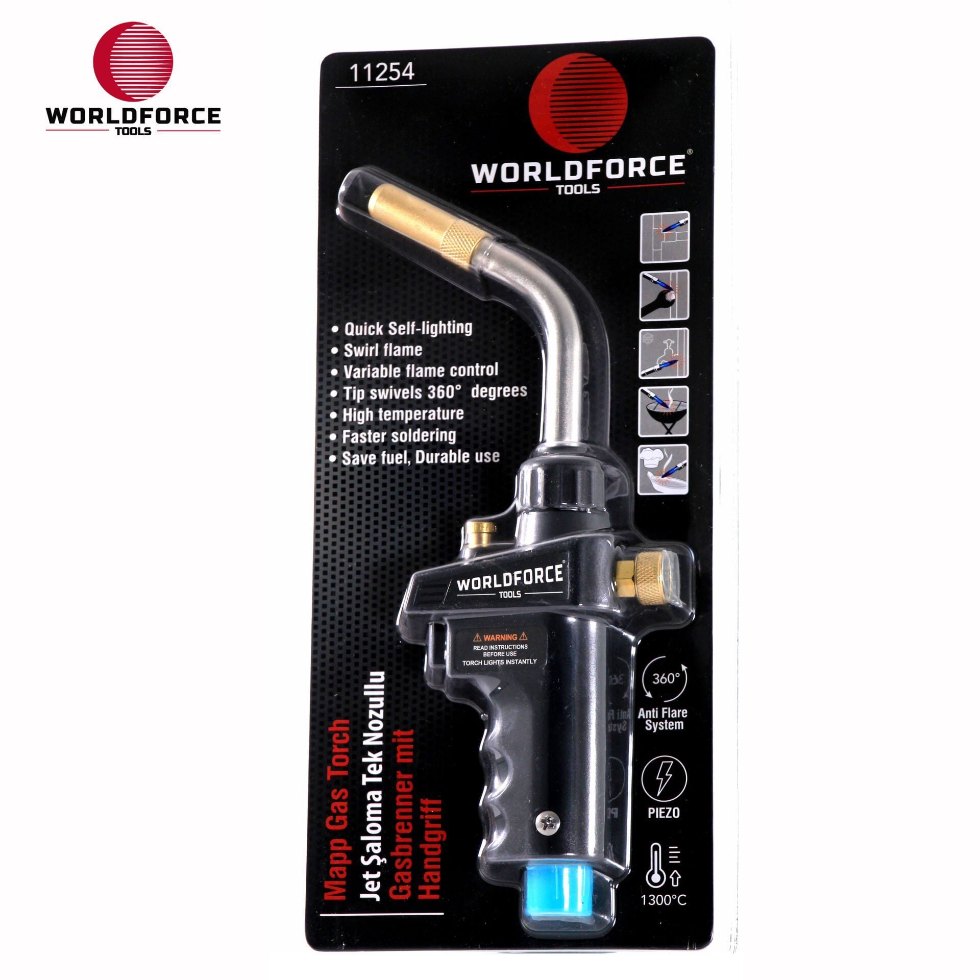 WORLDFORCE Jet Şaloma Tek Nozullu 11254