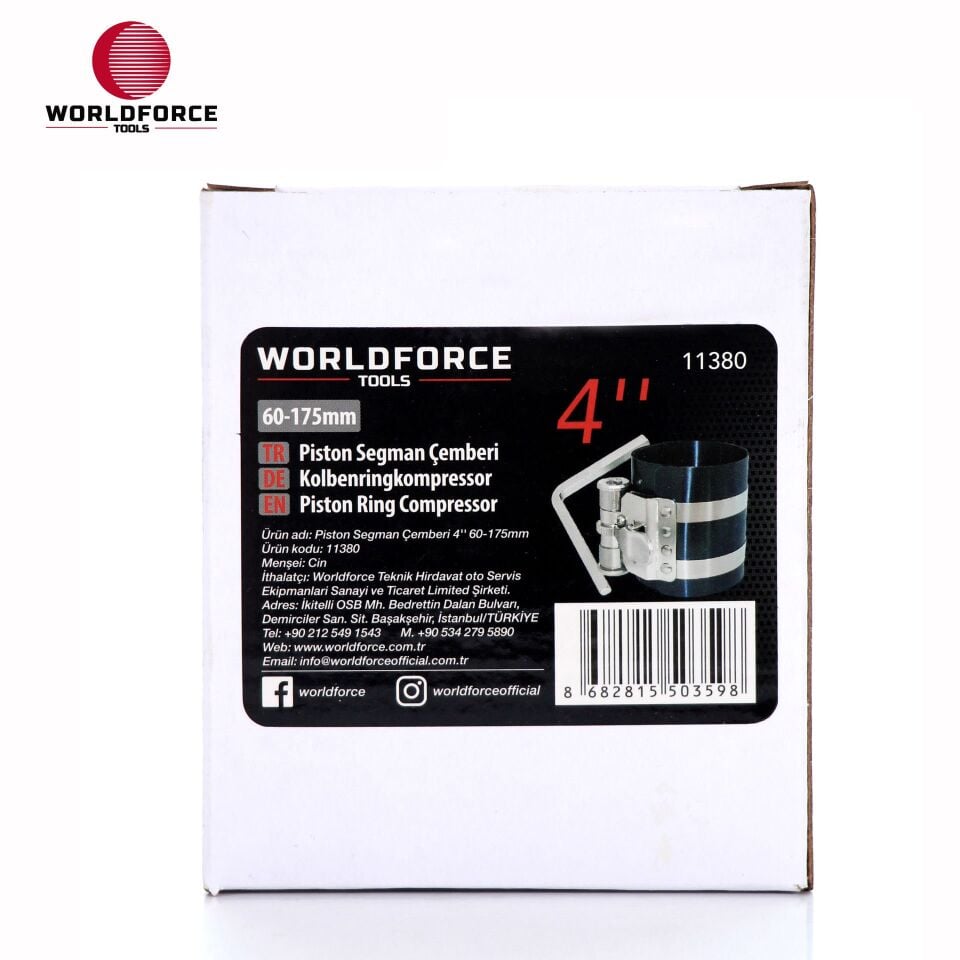 WORLDFORCE Piston Segman Çemberi 4'' 60-175mm 11380