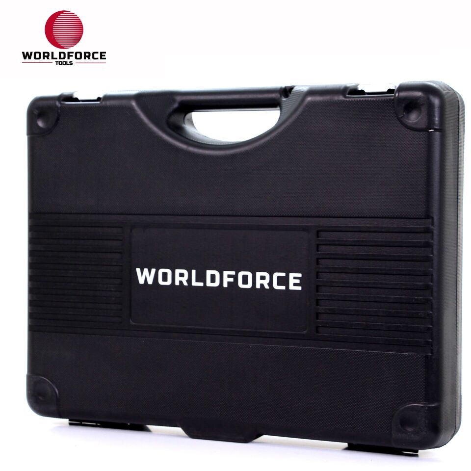 WORLDFORCE Lokma Takımı 156 Parça S-Ultra 1/4''-3/8''-1/2'' Uzatmalı Cırcır 11505