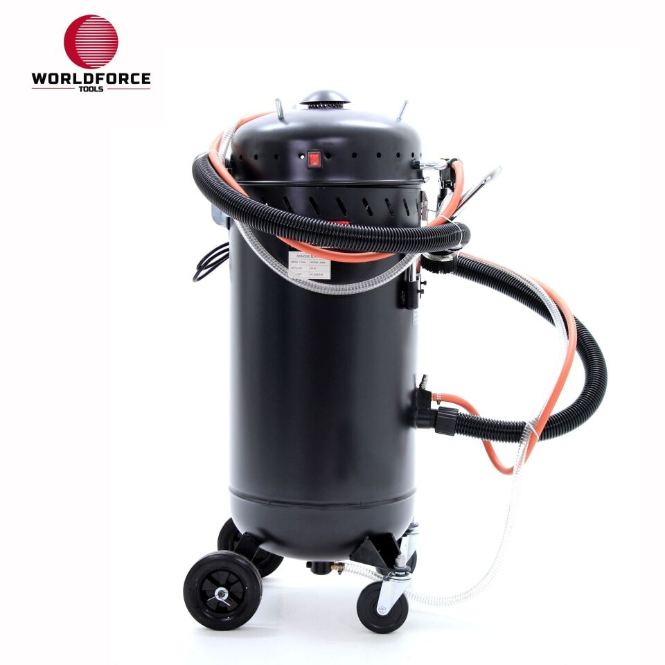 WORLDFORCE Kumlama Makinesi Vakumlu 28 Gallon Mobil 1200W 11446