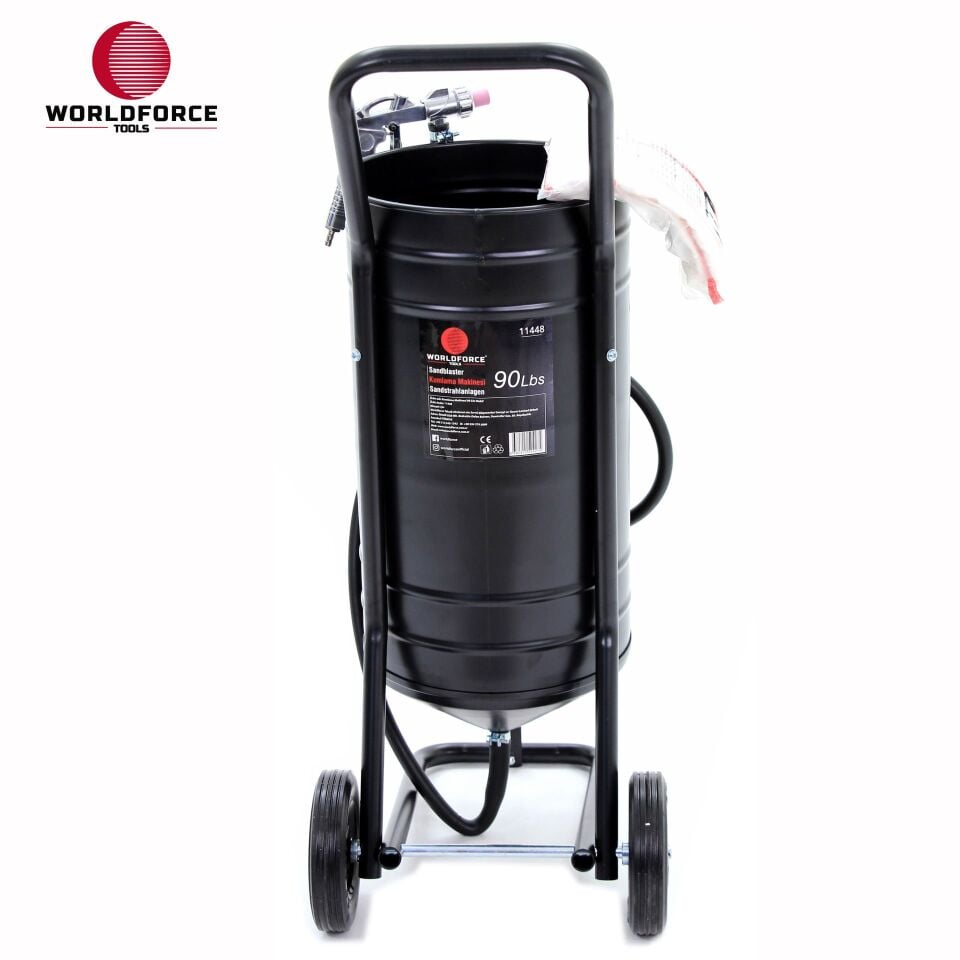 WORLDFORCE Kumlama Makinesi 90 Lbs Mobil 11448