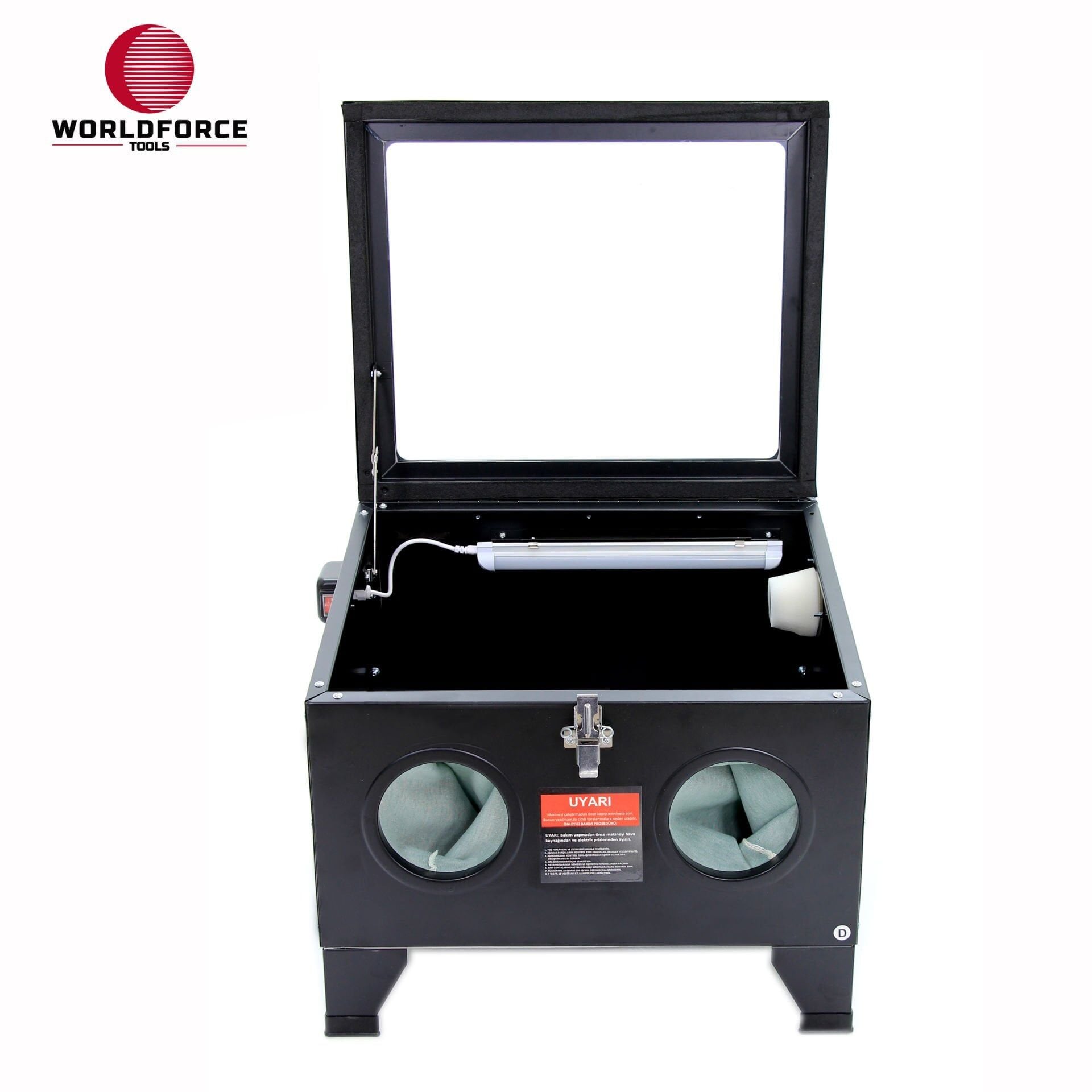 WORLDFORCE Kumlama Makinesi 90 Litre Kabinli 11447