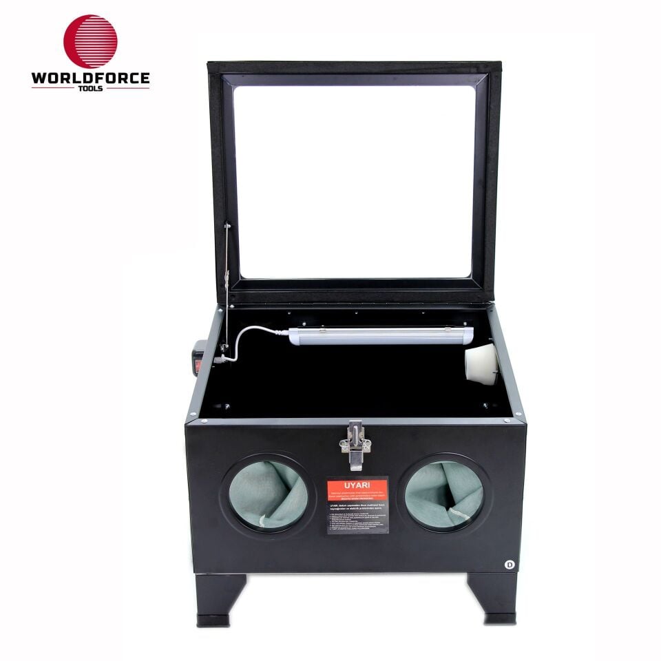 WORLDFORCE Kumlama Makinesi 90 Litre Kabinli 11447