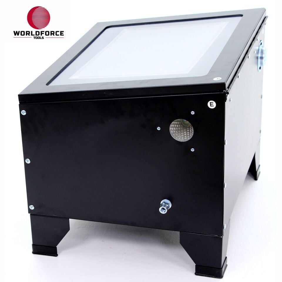 WORLDFORCE Kumlama Makinesi 90 Litre Kabinli 11447