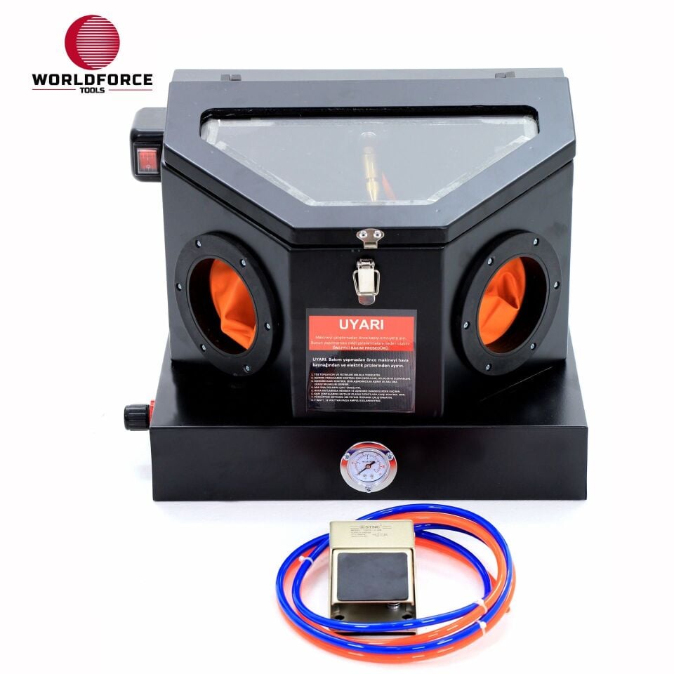 WORLDFORCE Kumlama Makinesi Mini 12 Lbs Kabinli 11445
