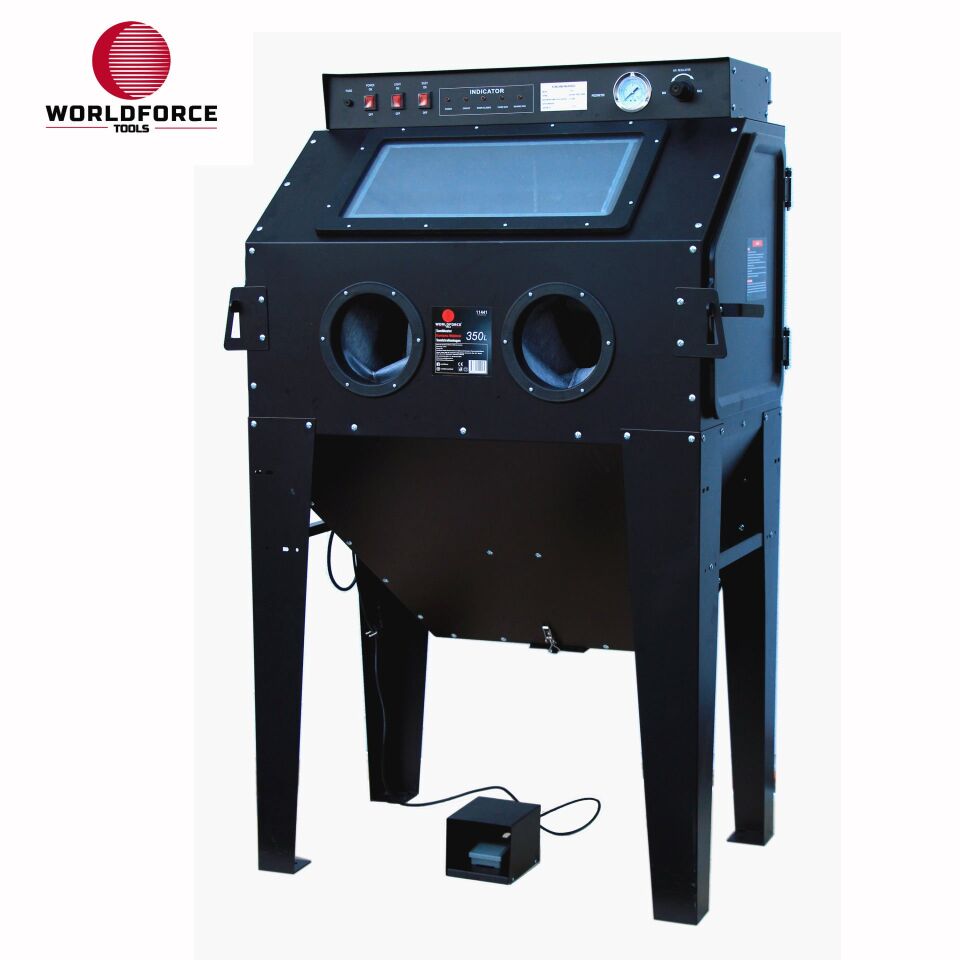 WORLDFORCE Kumlama Makinesi 350 Litre Kabinli 11441