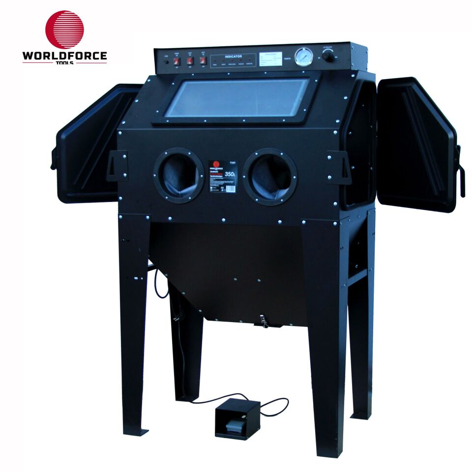 WORLDFORCE Kumlama Makinesi 350 Litre Kabinli 11441