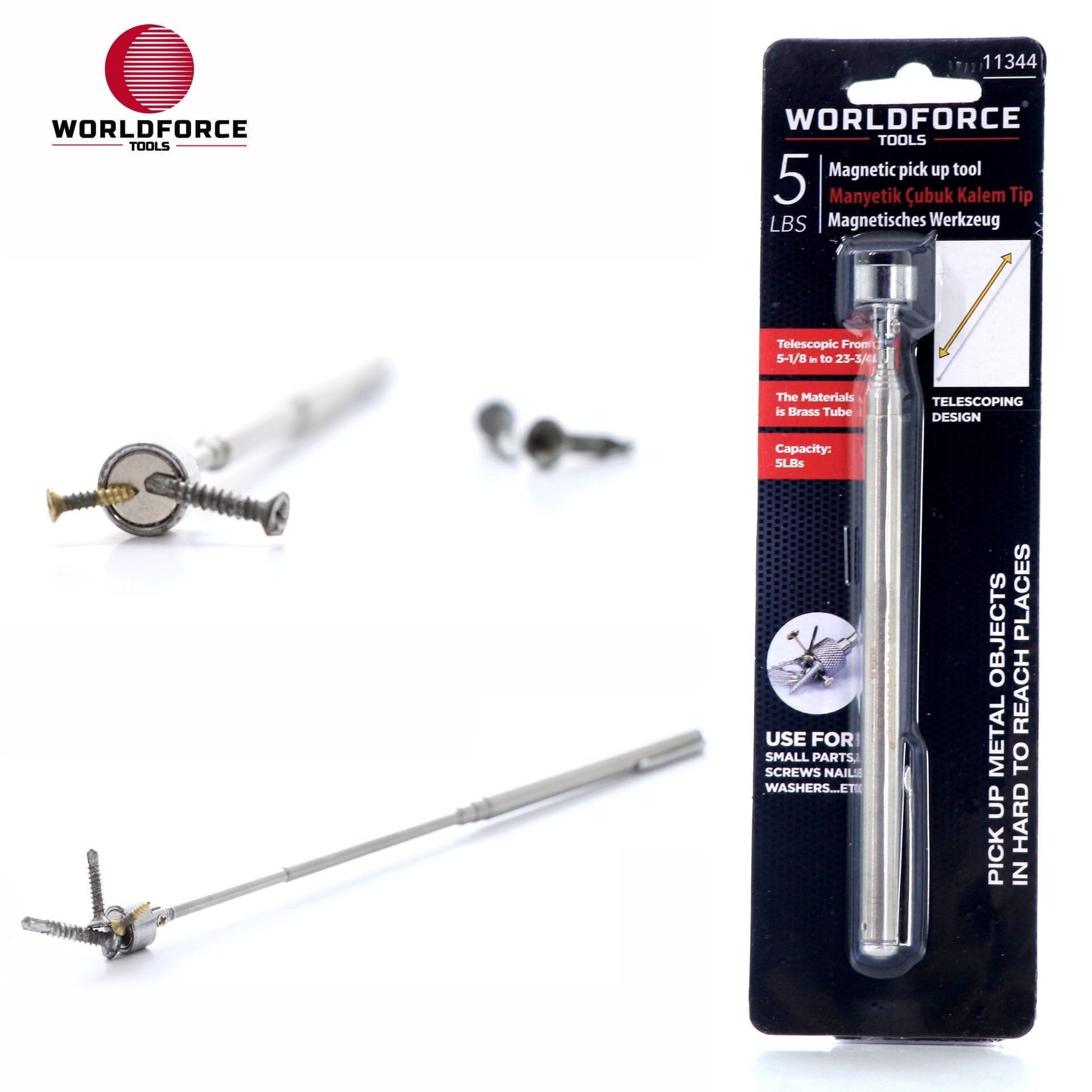 WORLDFORCE Manyetik Çubuk Kalem Tip 2.2KG 11344