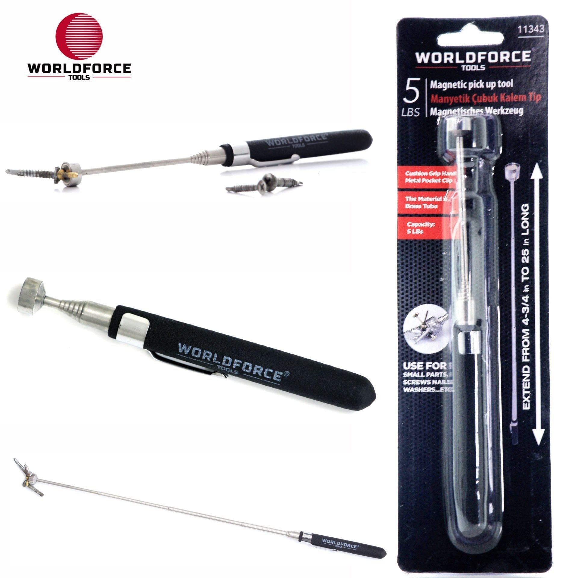WORLDFORCE Manyetik Çubuk Kalem Tip 2.2KG 11343