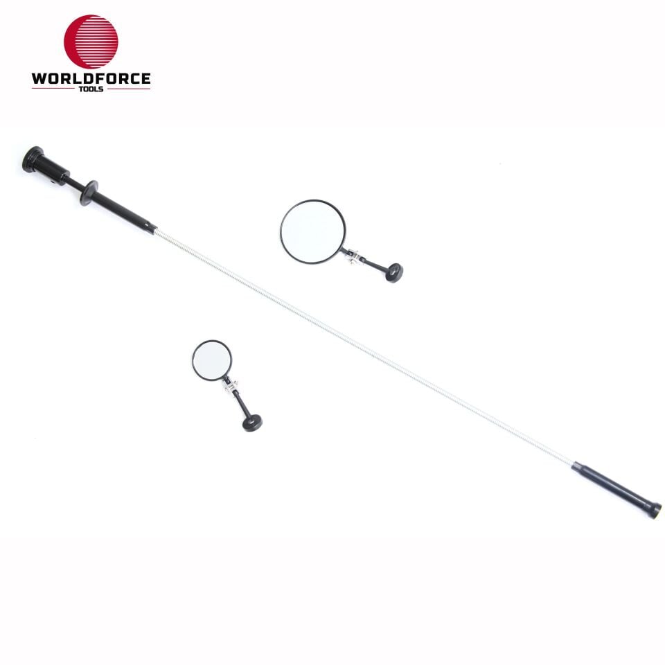 WORLDFORCE Muayene Ayna Seti 3'lü (2x Ayna + LED Kancalı Çubuk) 11336