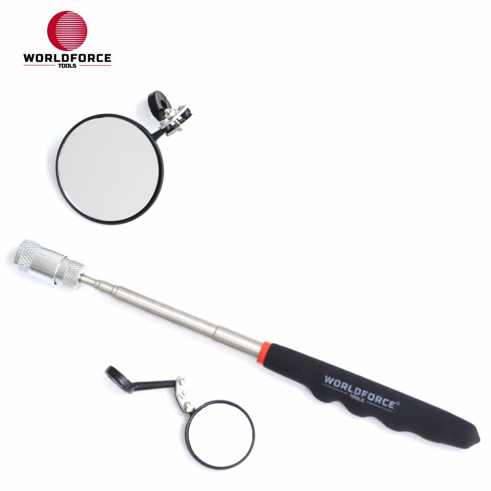 WORLDFORCE Muayene Ayna Seti 3'lü (2x Ayna + LED Manyetik Çubuk) 11335