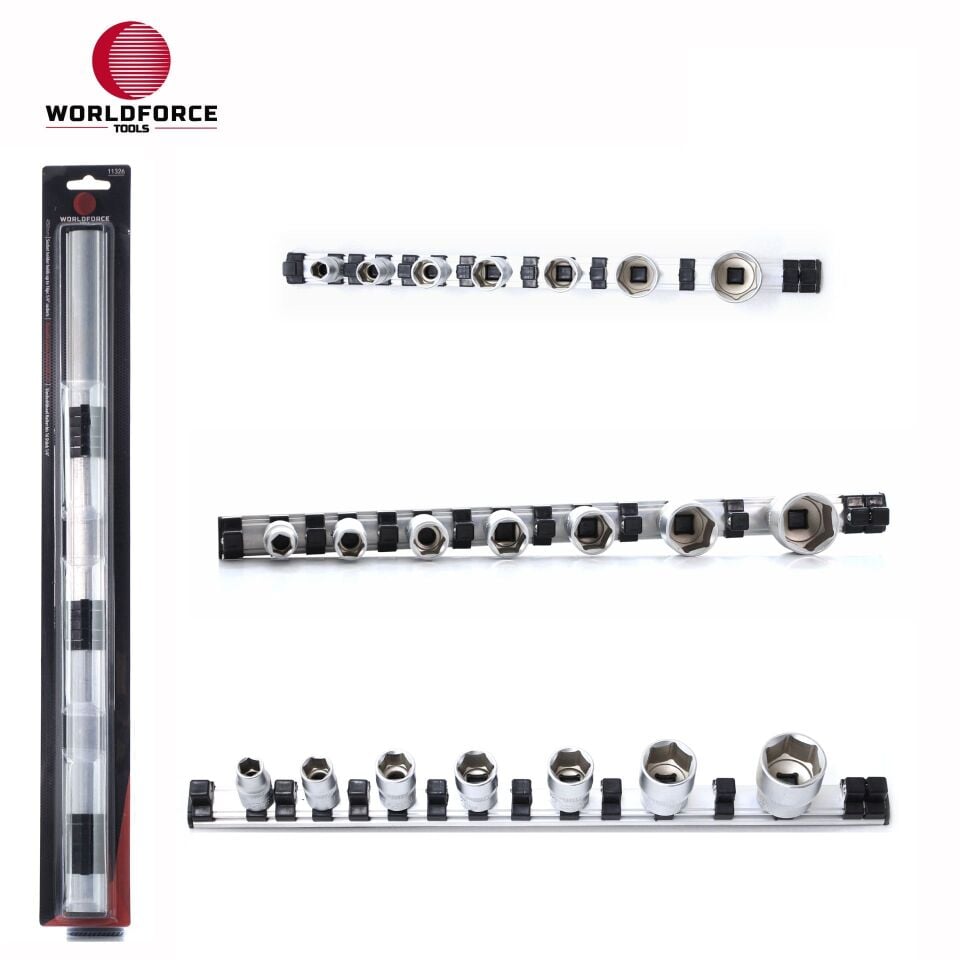 WORLDFORCE Manyetik Lokma Tutucu 16'lı 1/4'' 450mm 11326