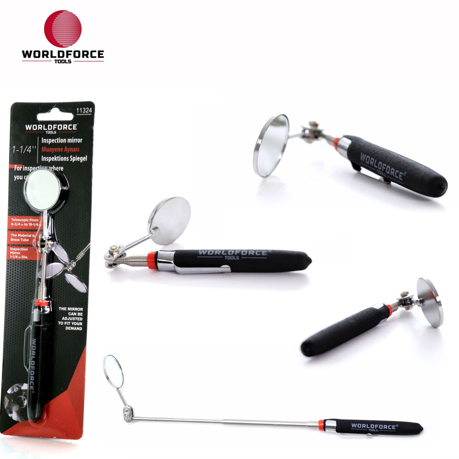 WORLDFORCE Muayene Aynası 1-1/4'' 11324