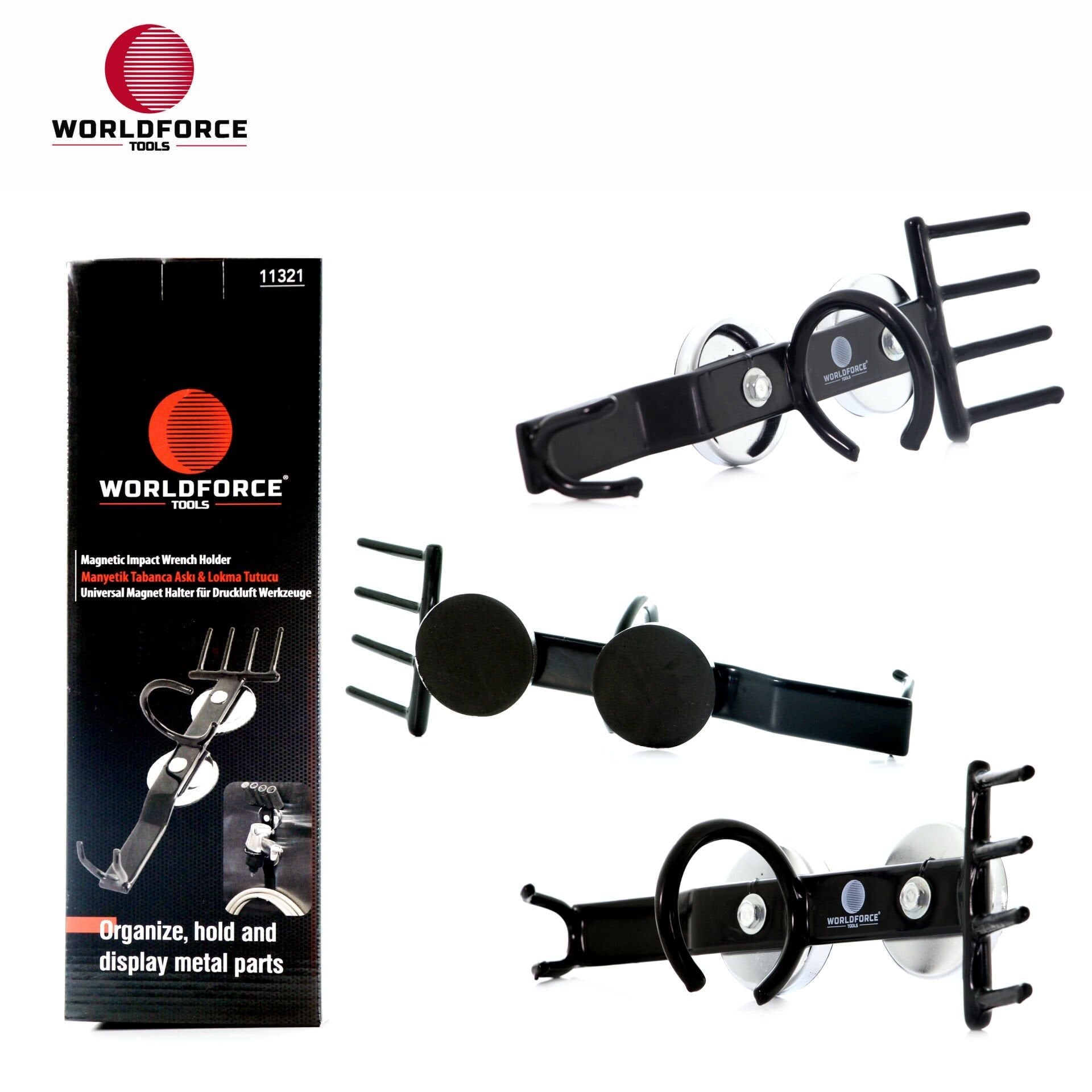 WORLDFORCE Manyetik Tabanca Askı & Lokma Tutucu 11321