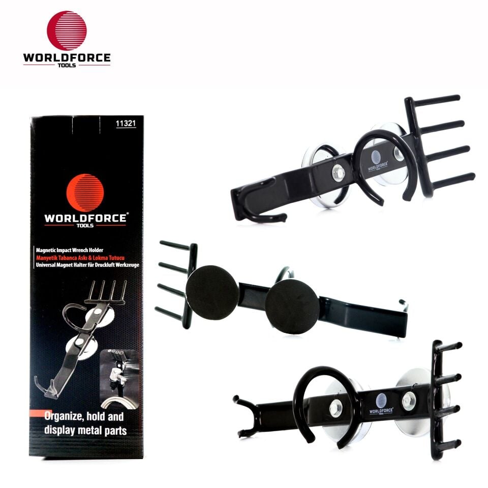 WORLDFORCE Manyetik Tabanca Askı & Lokma Tutucu 11321