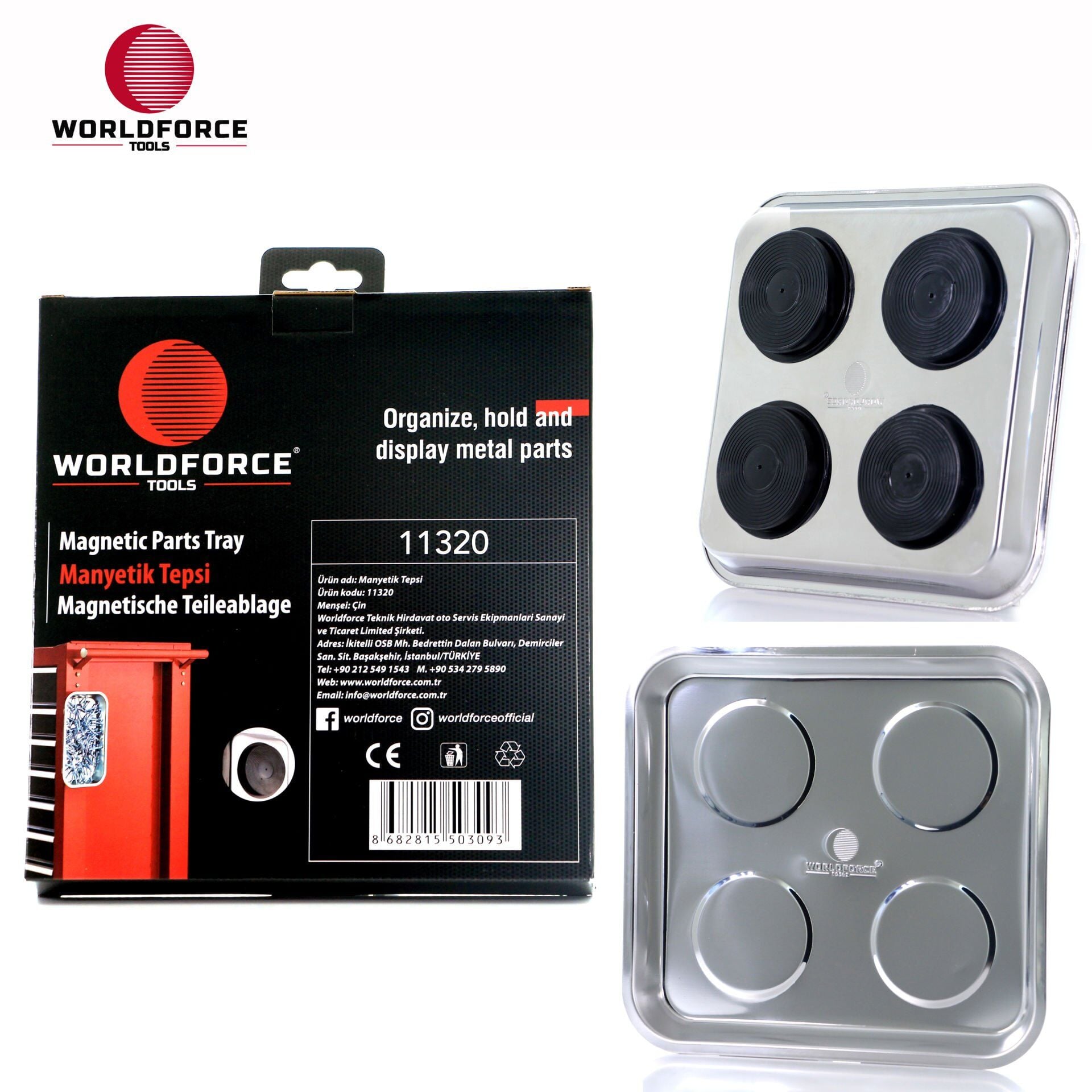 WORLDFORCE Manyetik Tepsi 11320