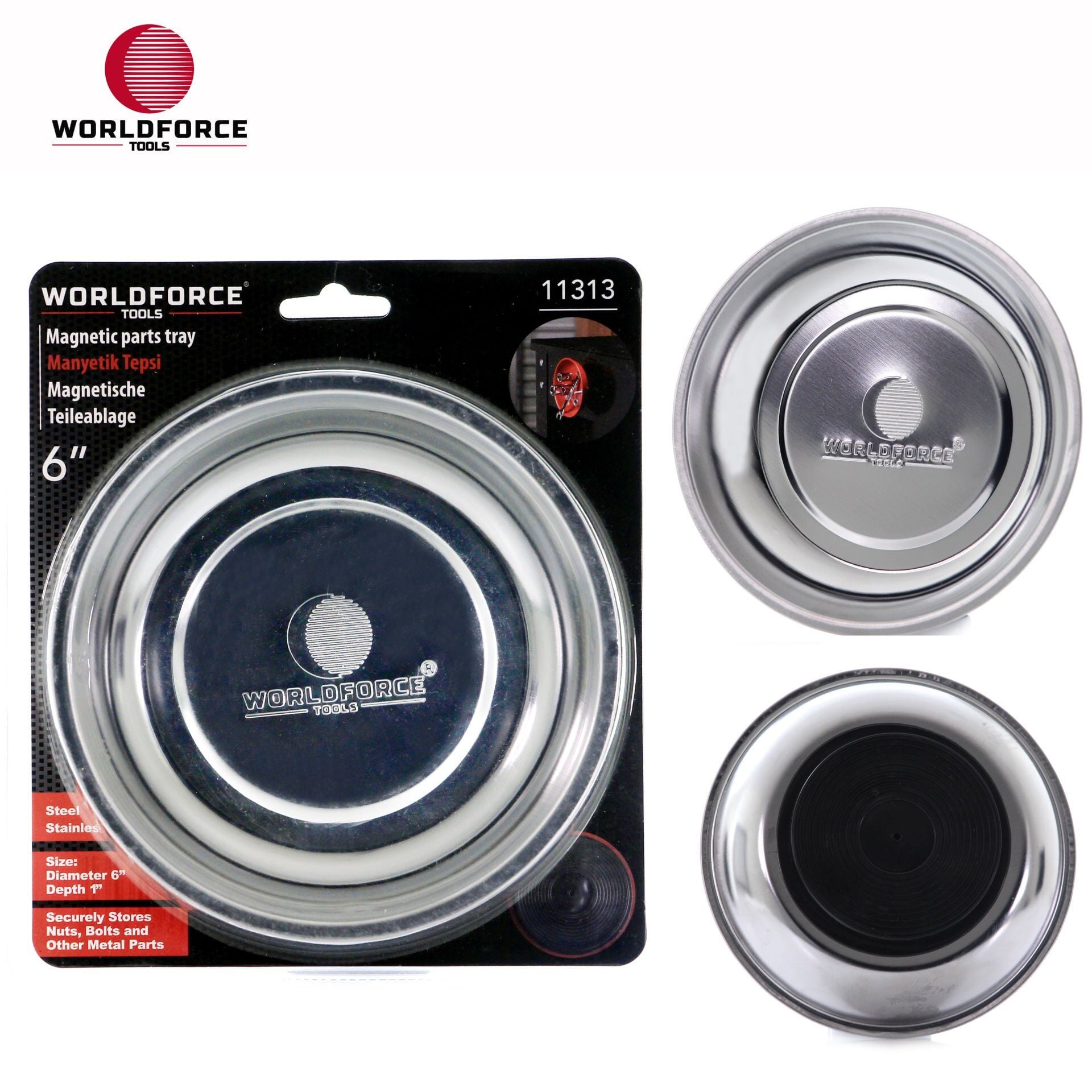 WORLDFORCE Manyetik Tepsi 6'' 11313