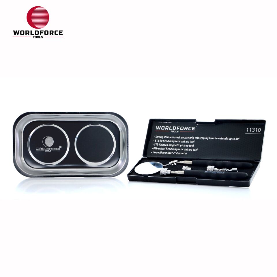 WORLDFORCE Manyetik Set 5'li (Tepsi + LED Çubuk + Ayna) 11310
