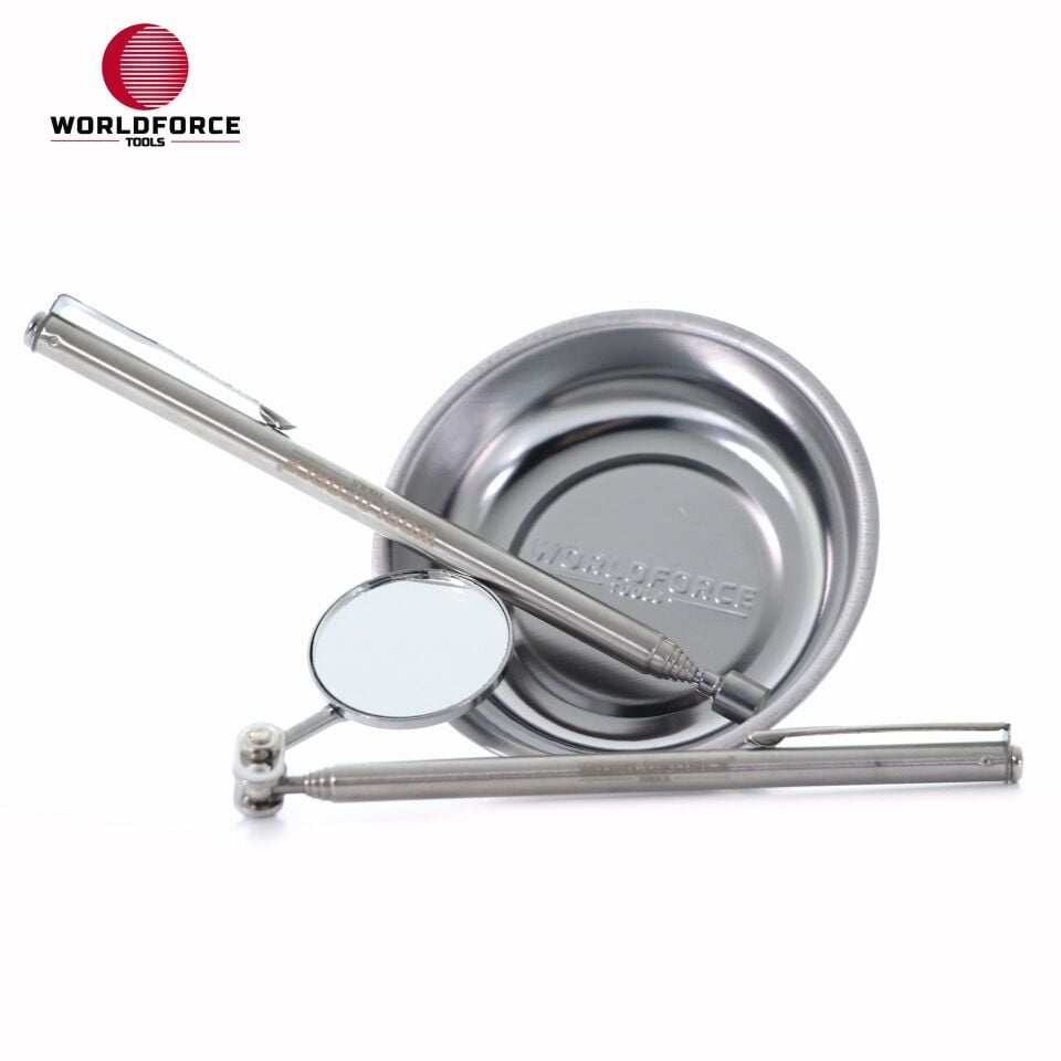WORLDFORCE Manyetik Set 3'lü (Tepsi + Çubuk + Ayna) 11306