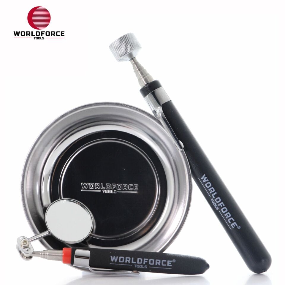 WORLDFORCE Manyetik Set 3'lü (Tepsi + Çubuk + Ayna) 11305