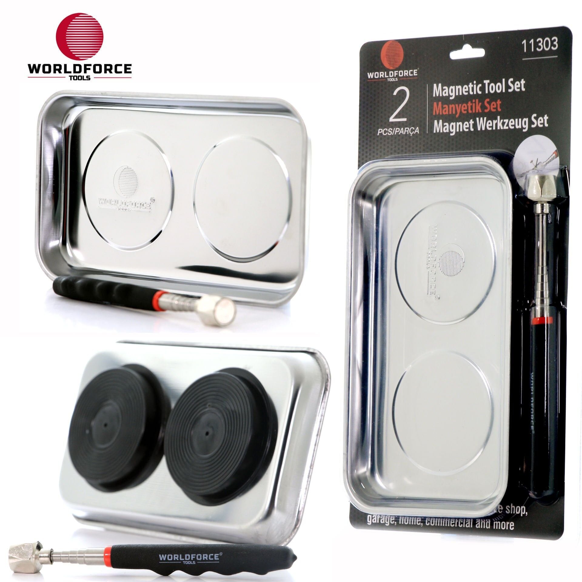 WORLDFORCE Manyetik Set 2'li (Tepsi + Çubuk) 11303