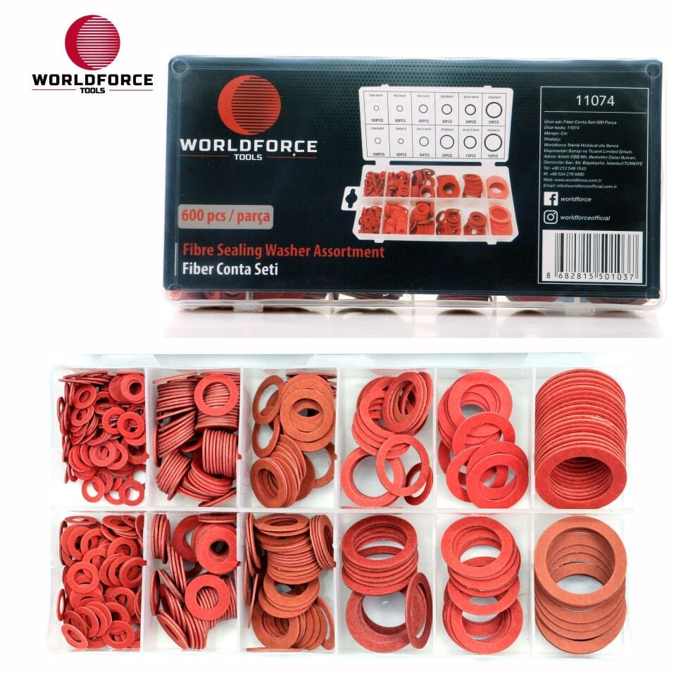 WORLDFORCE Fiber Conta Seti 600 Parça 11074