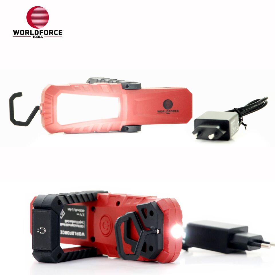 WORLDFORCE Şarjlı El Lambası COB Ledli 420 Lm 11064