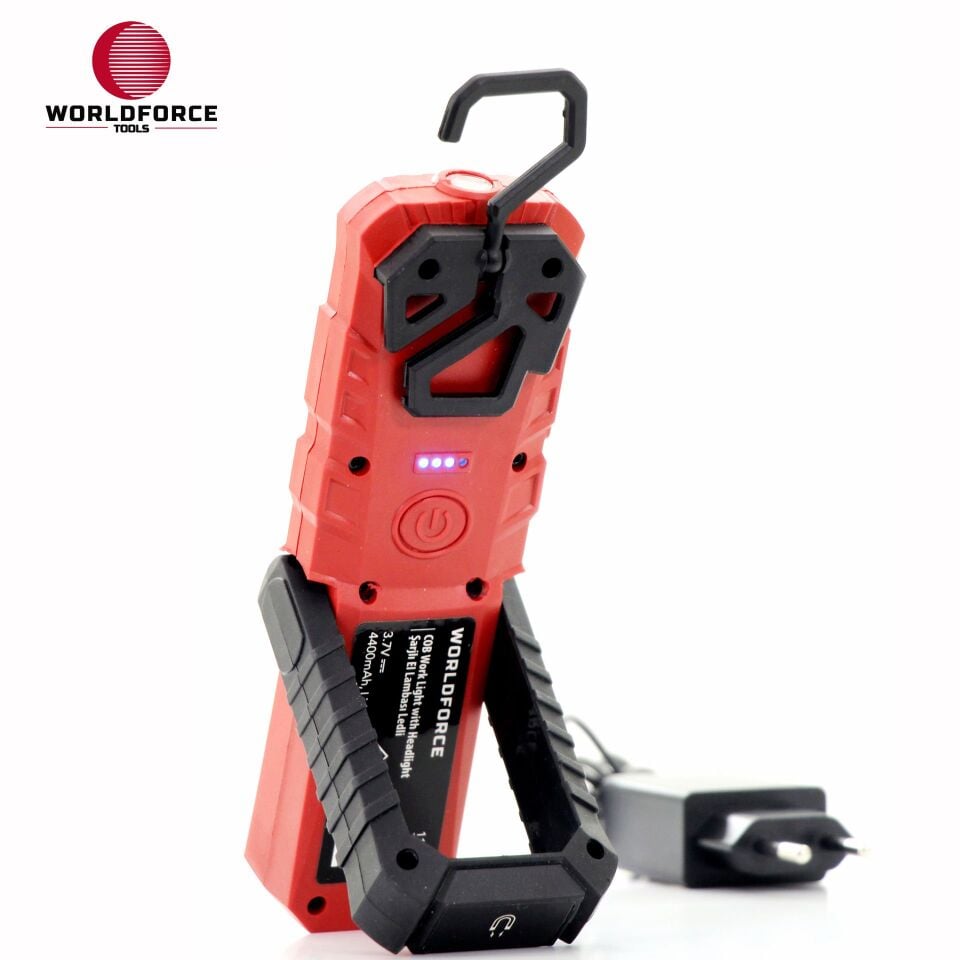 WORLDFORCE Şarjlı El Lambası COB Ledli 420 Lm 11064
