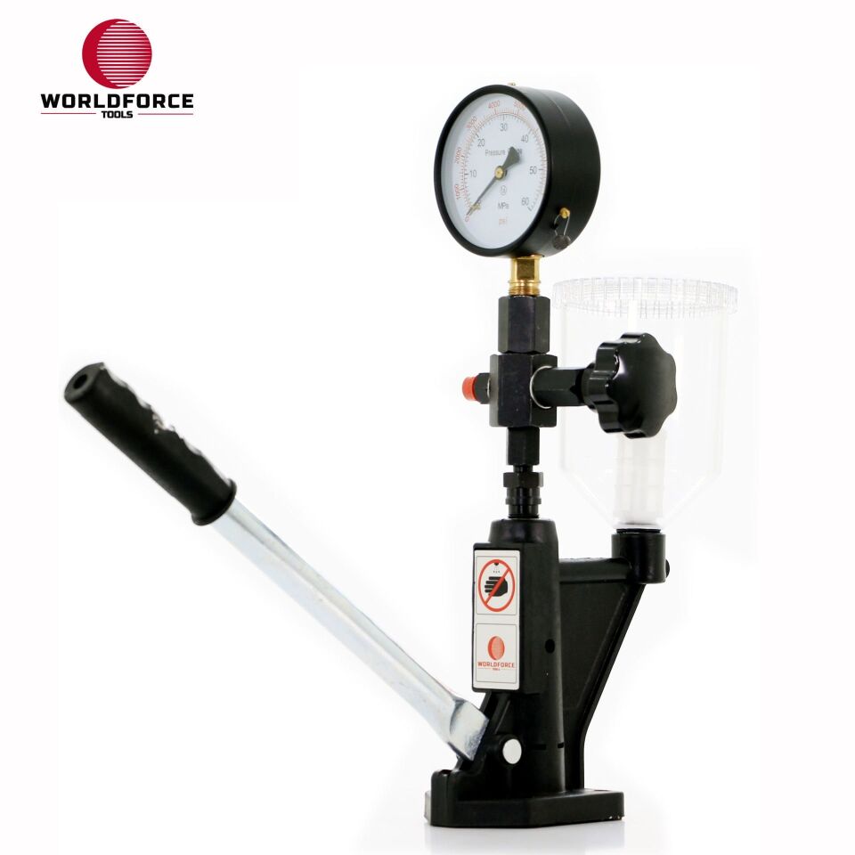 WORLDFORCE Enjektör Test Cihazı Manometreli Dizel (M12x12, M12x14) 11011