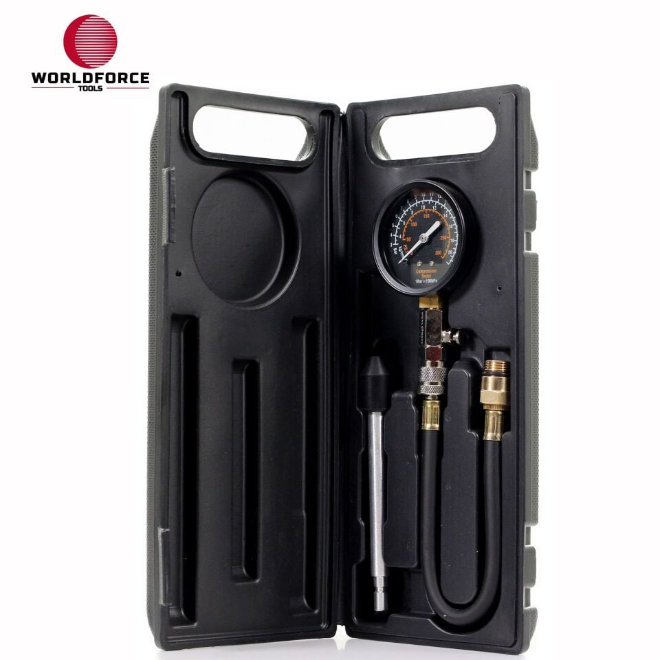 WORLDFORCE Kompresyon Test Kiti Benzin (0-21Bar, M14, M18) 11005
