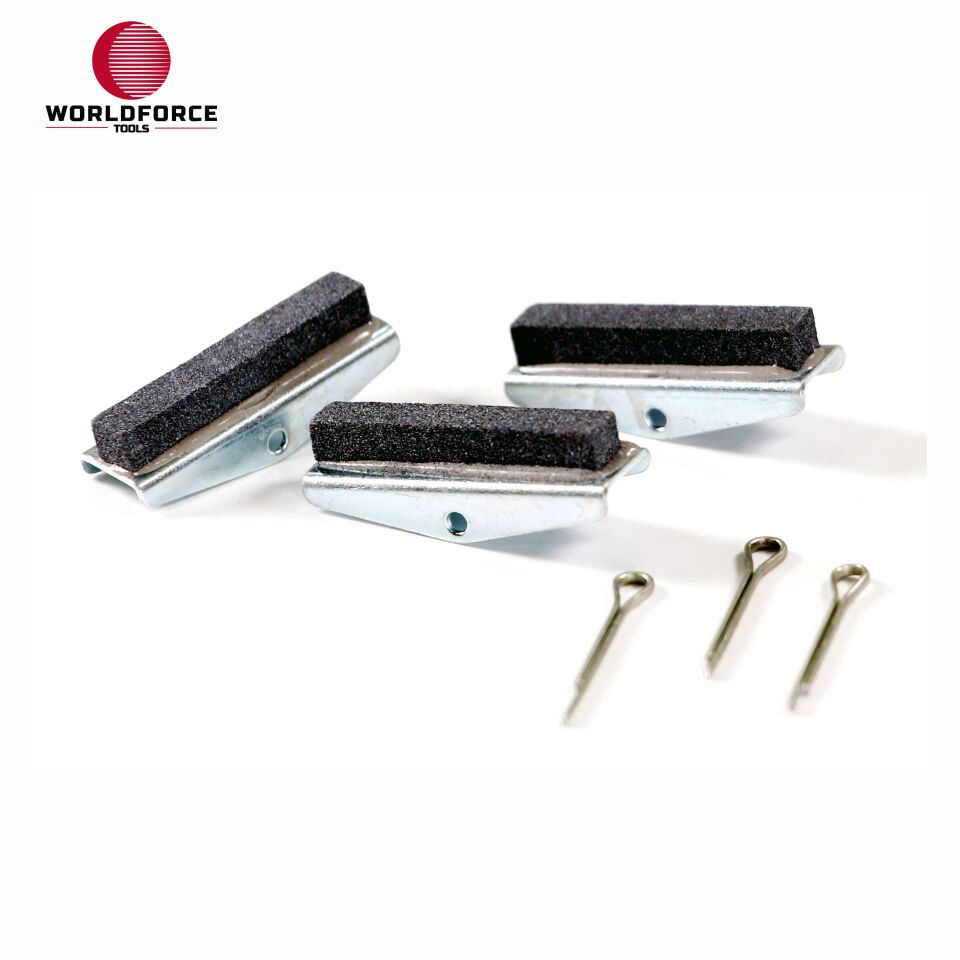 WORLDFORCE Silindir Honlama Yedek Taşı 3 Parça 19-64mm 11043