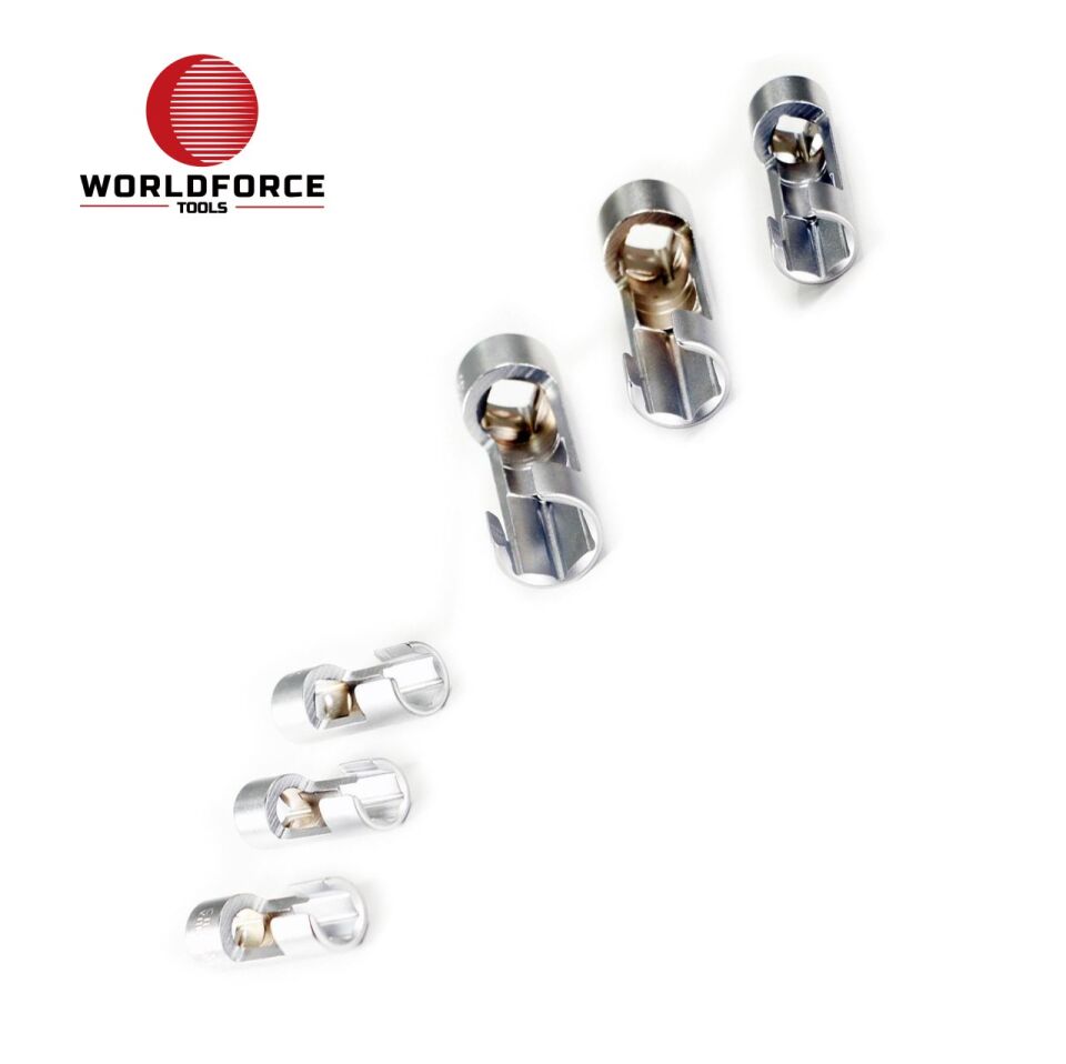 WORLDFORCE Oksijen Sensör Lokması Seti 6 Parça 3/8'' & 1/2'' 11062