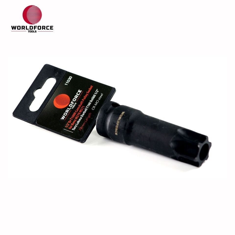 WORLDFORCE Torx Lokma Darbeli T100 Delikli 1/2'' 11030