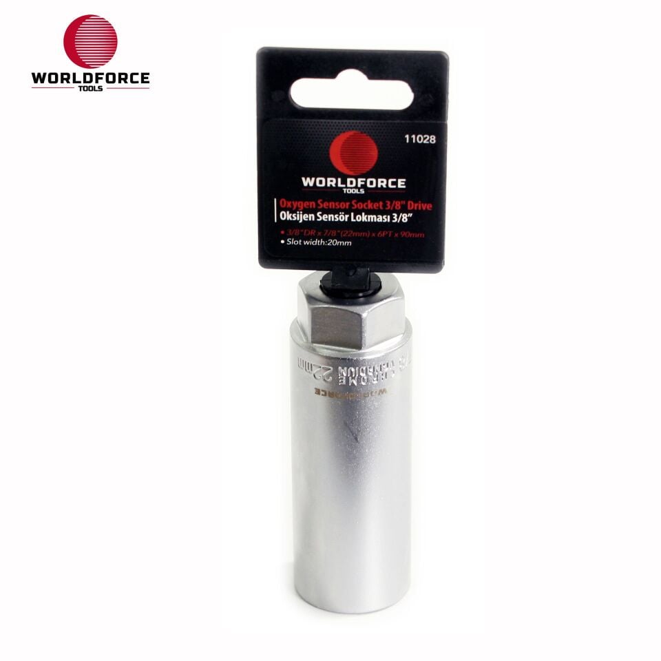 WORLDFORCE Oksijen Sensör Lokması 22mm 3/8'' 11028