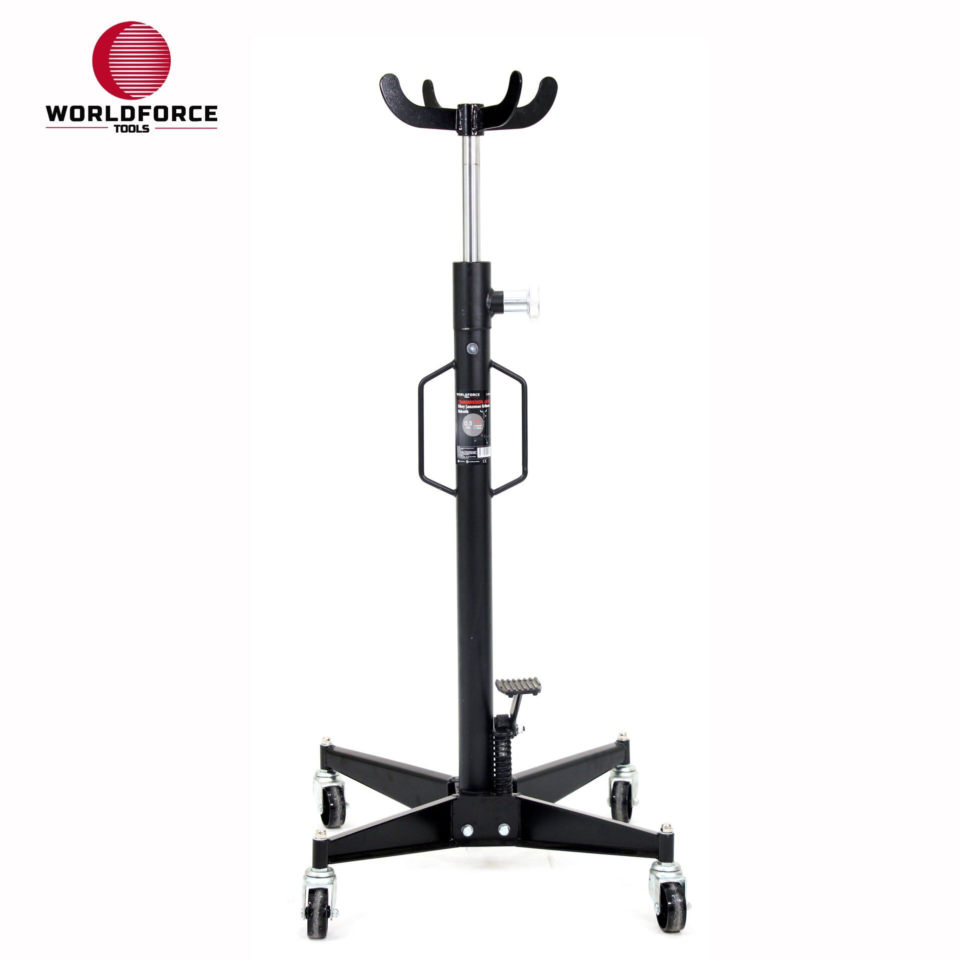 WORLDFORCE Dikey Şanzıman Krikosu Hidrolik 0.5 Ton Otomatik Frenli 11098