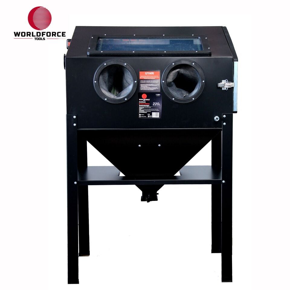 WORLDFORCE Kumlama Makinesi 220 Lİtre Kabinli 11091
