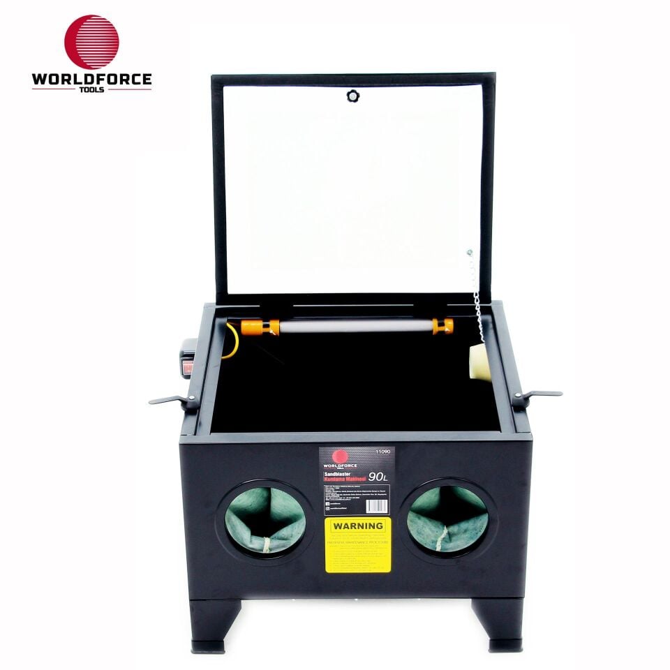 WORLDFORCE Kumlama Makinesi 90 Lİtre Kabinli 11090