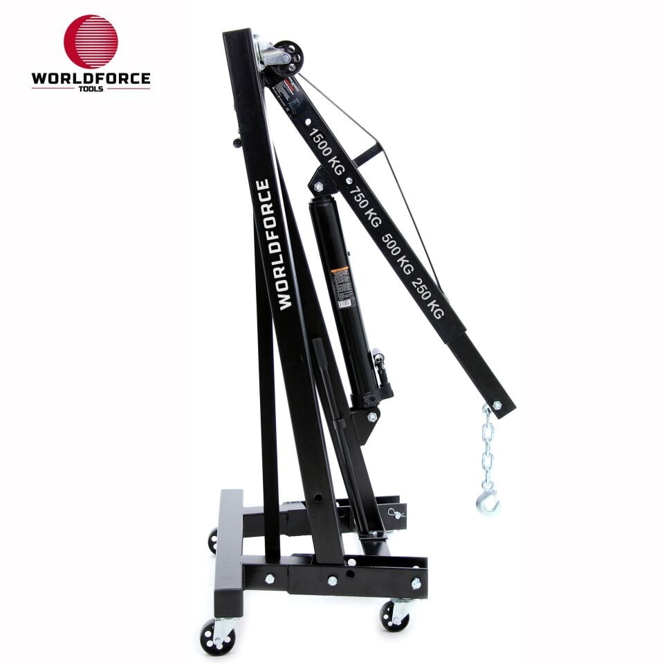 WORLDFORCE Hidrolik Vinç Katlanır 1.5 Ton 11125