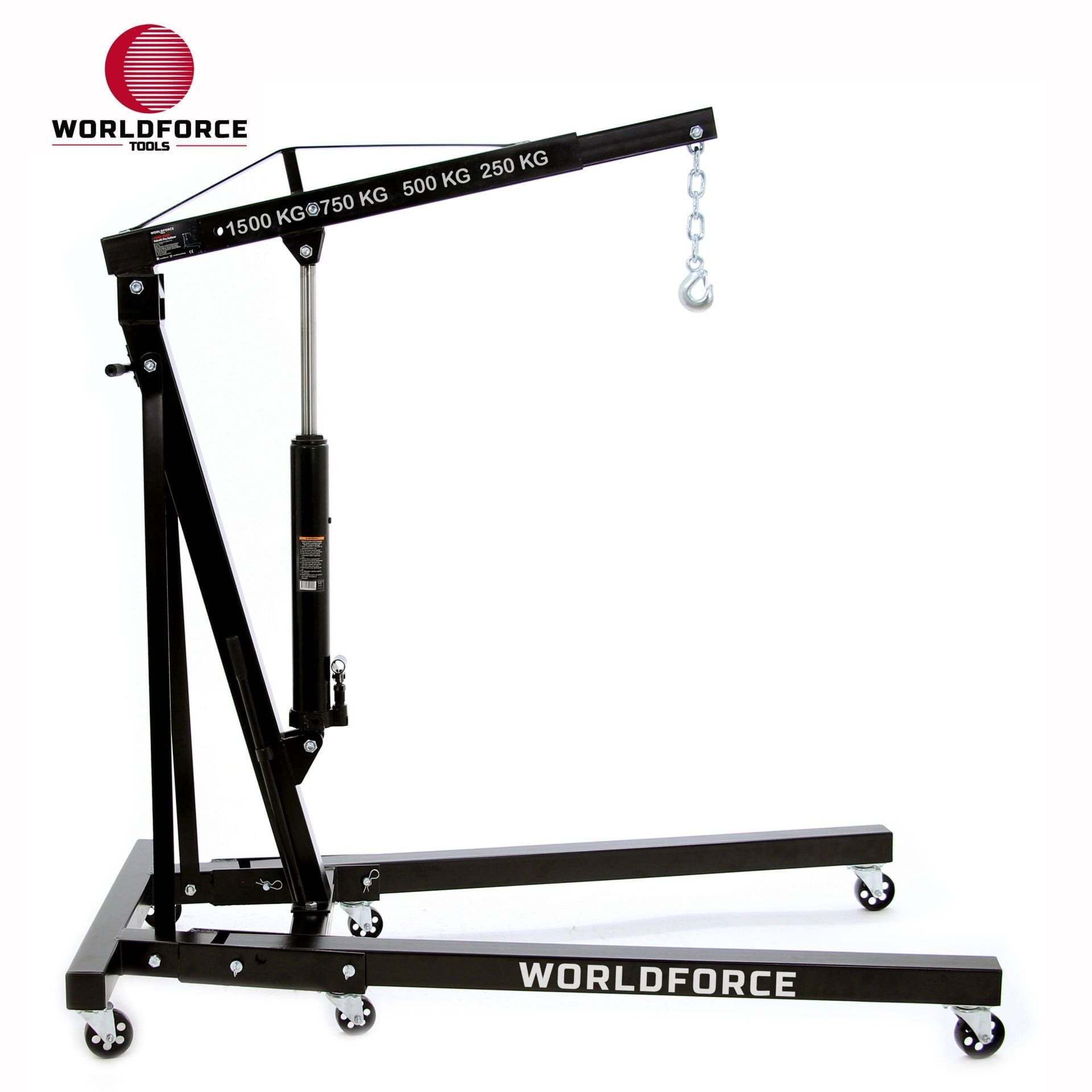 WORLDFORCE Hidrolik Vinç Katlanır 1.5 Ton 11125