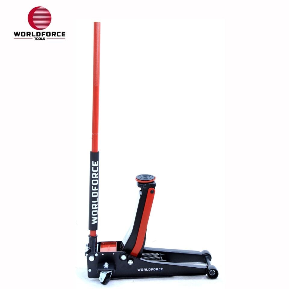 WORLDFORCE Hidrolik Kriko 3 Ton Düşük Profil Çift Piston 11101